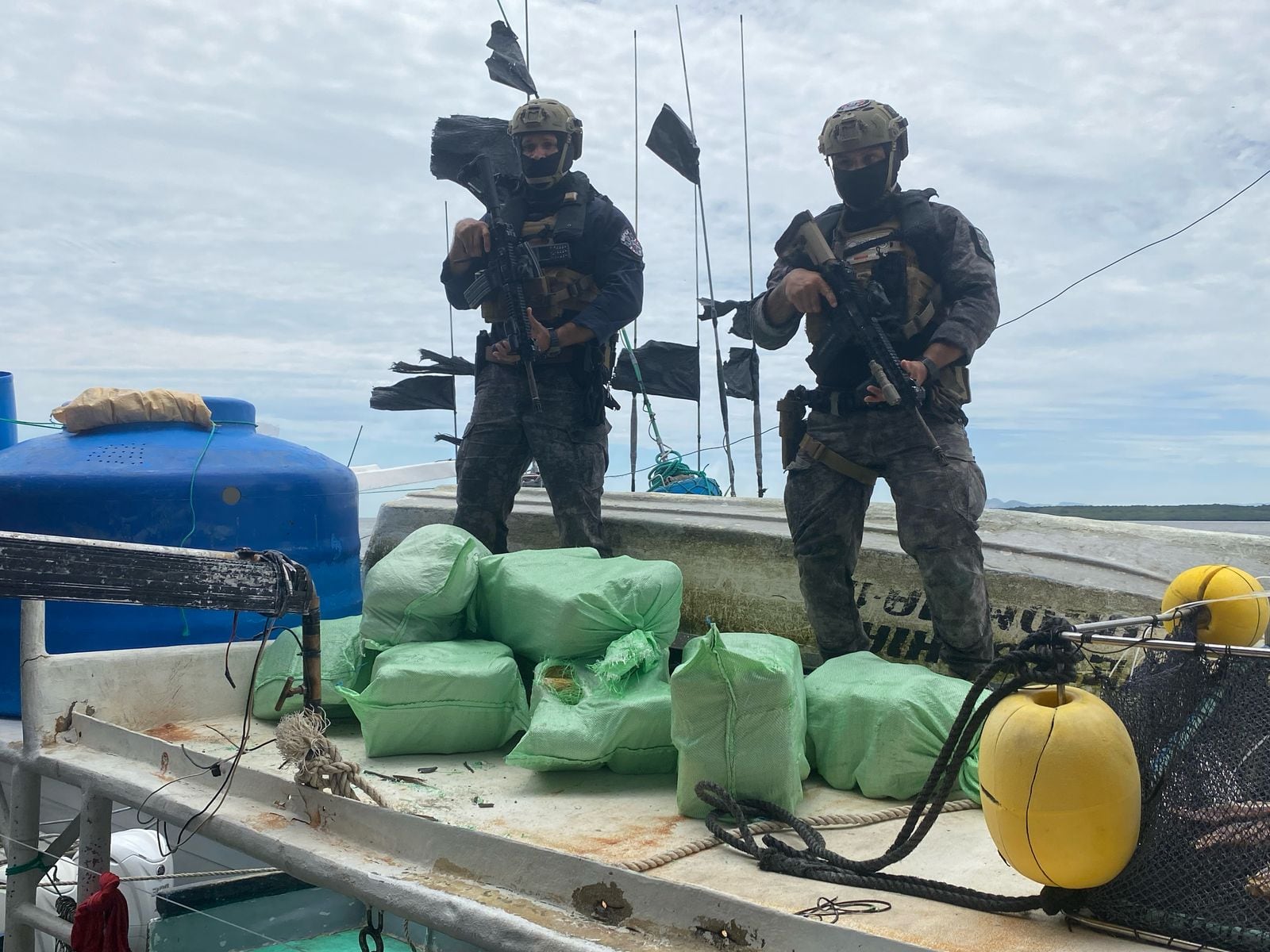 Decomiso de droga en aguas del Pacífico