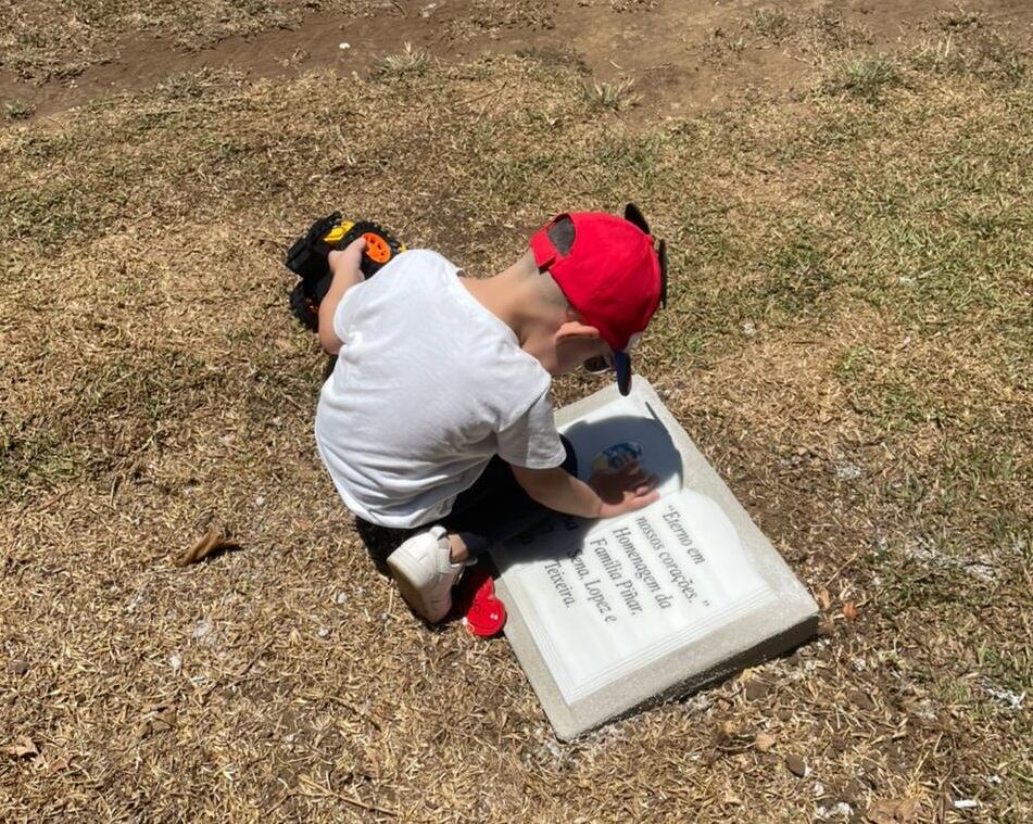 Felipe, hijo del brasileño Daniel Piñar, quien fue asesinado en noviembre del 2020. Foto cortesía María Alejandra López.