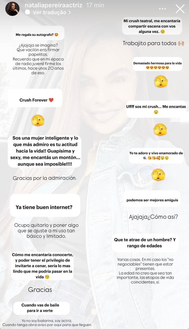 La reconocida actriz Natalia Pereira hizo una serie de revelaciones sobre ella tras varias preguntas que le hicieron y entre las cosas que habló estuvo el tema de su orientación sexual.