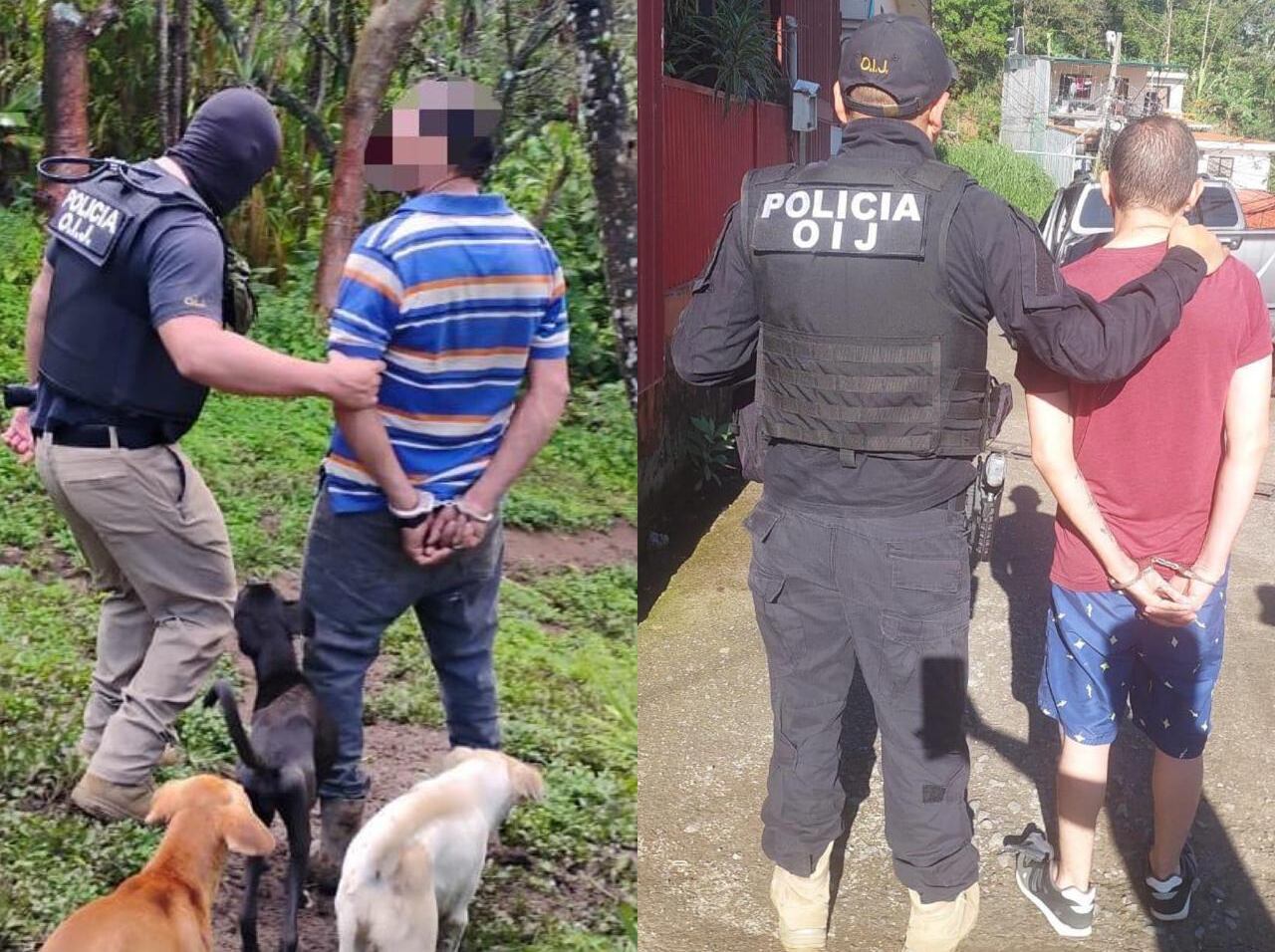 Hombre detenidos como sospechosos de asalto a cliente bancario