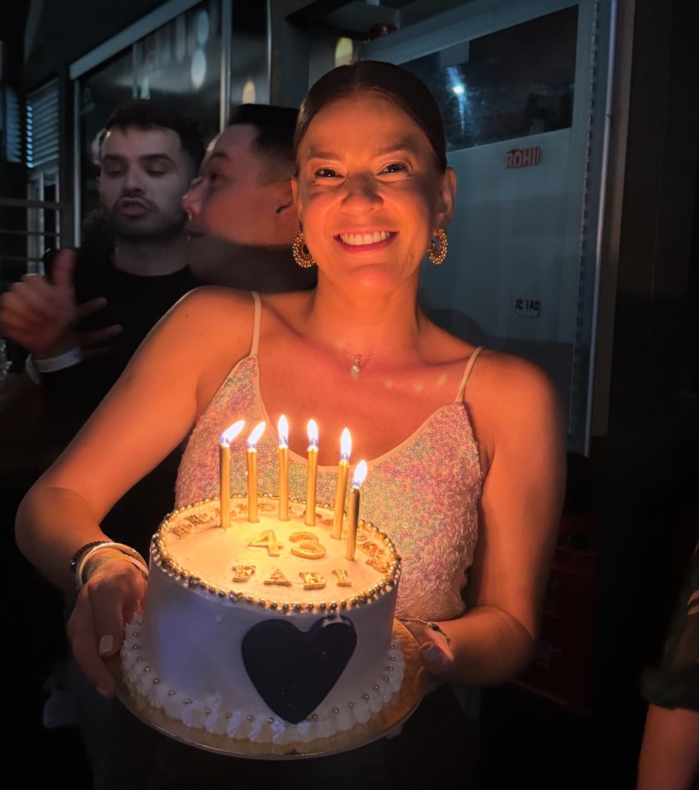 La periodista Fabiola Herra celebró su cumpleaños con familiares y amigos. Instagram.