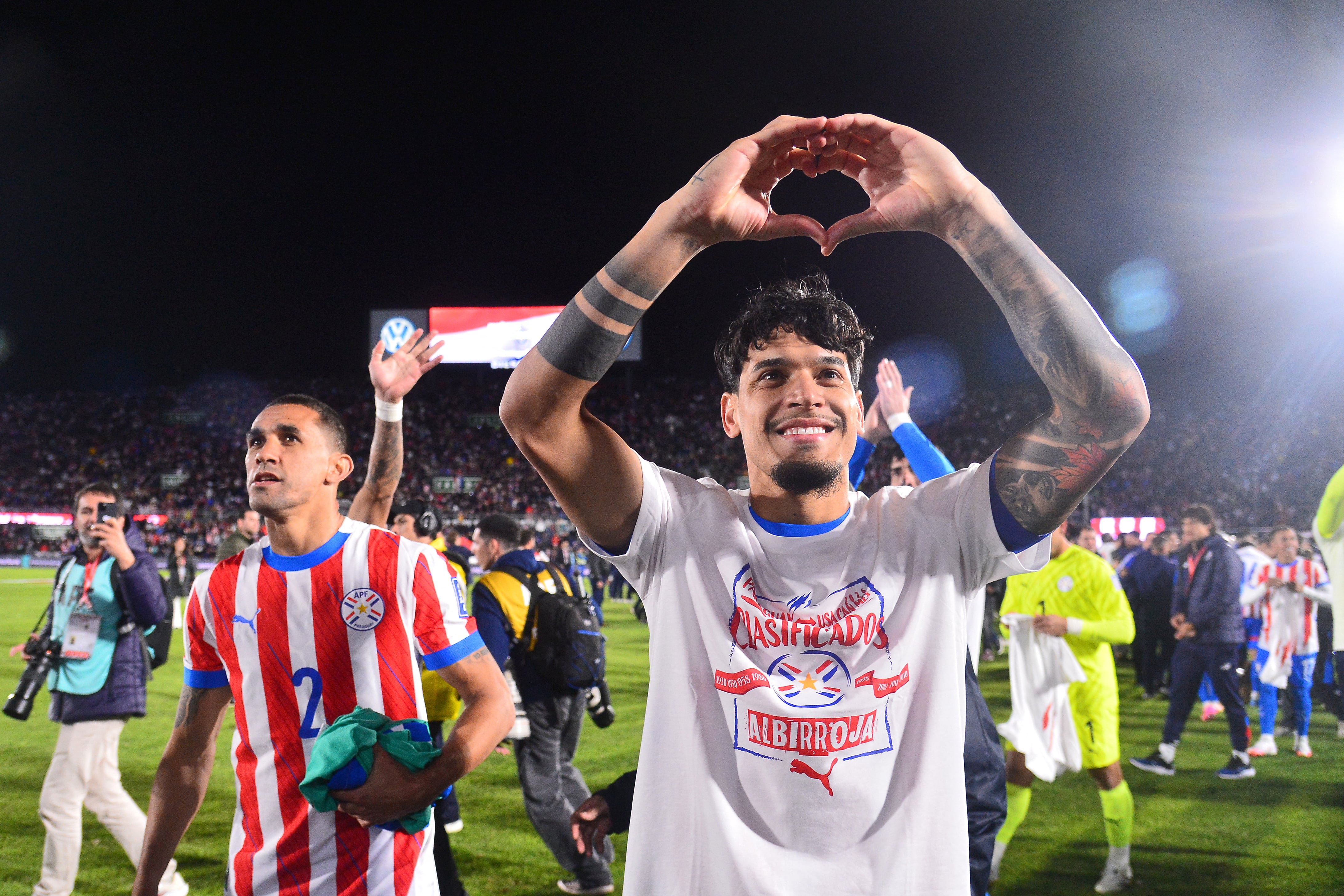 La Selección de Paraguay clasificó al Mundial del 2026, luego de 16 años de ausencia. AFP.