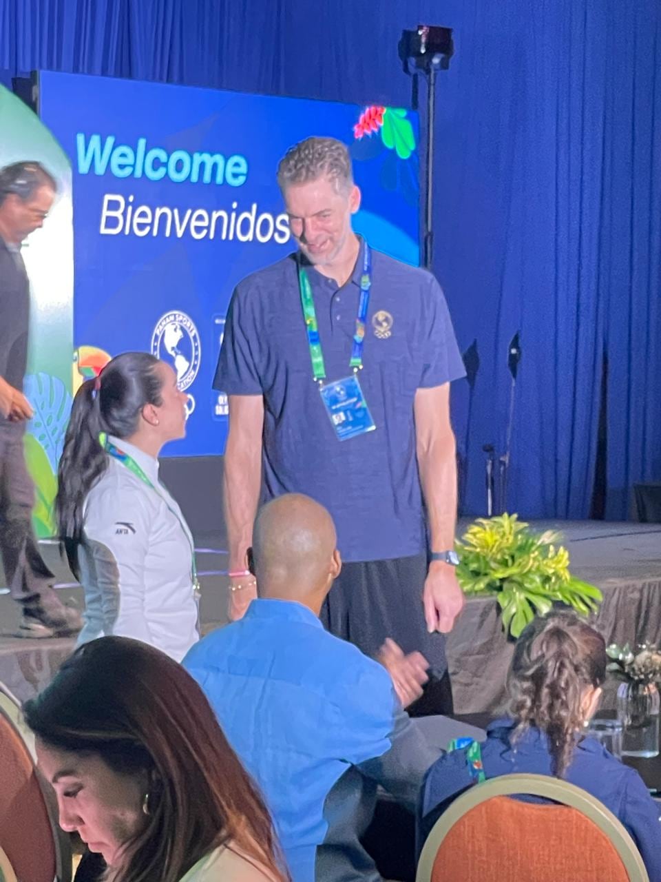 Pau Gasol está en Costa Rica compartiendo con atletas élite de América en el foro de Panam Sports.