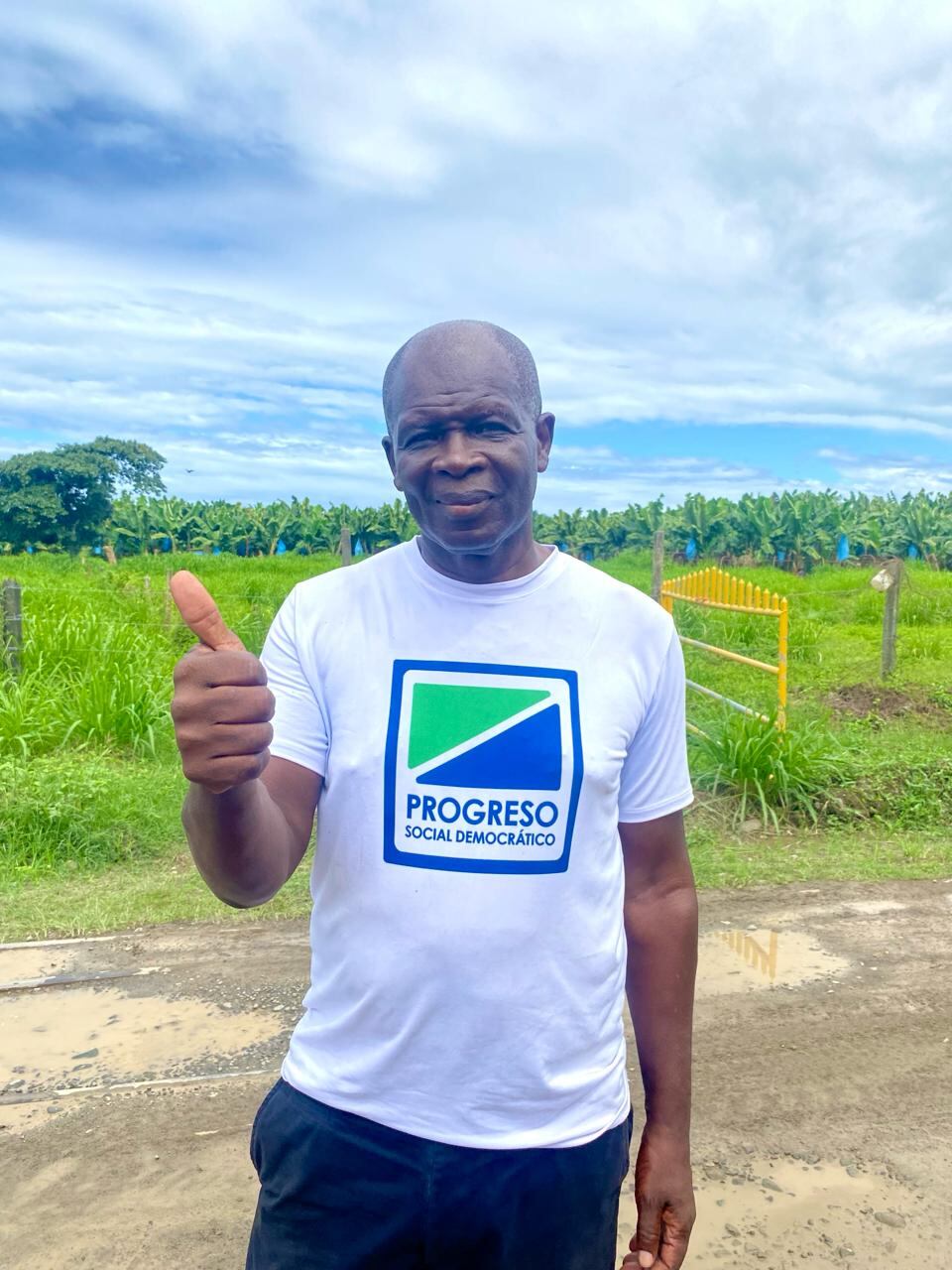 Frank Mckenzie, candidato a alcalde por el Partido Progreso Social Democrático