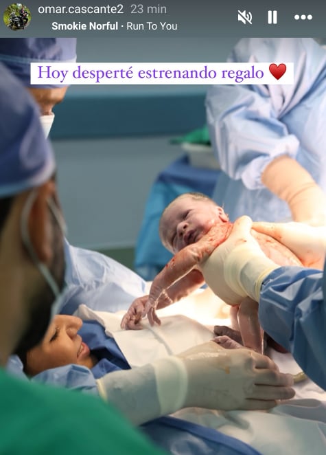 Omar Cascante y su hijo Santiago