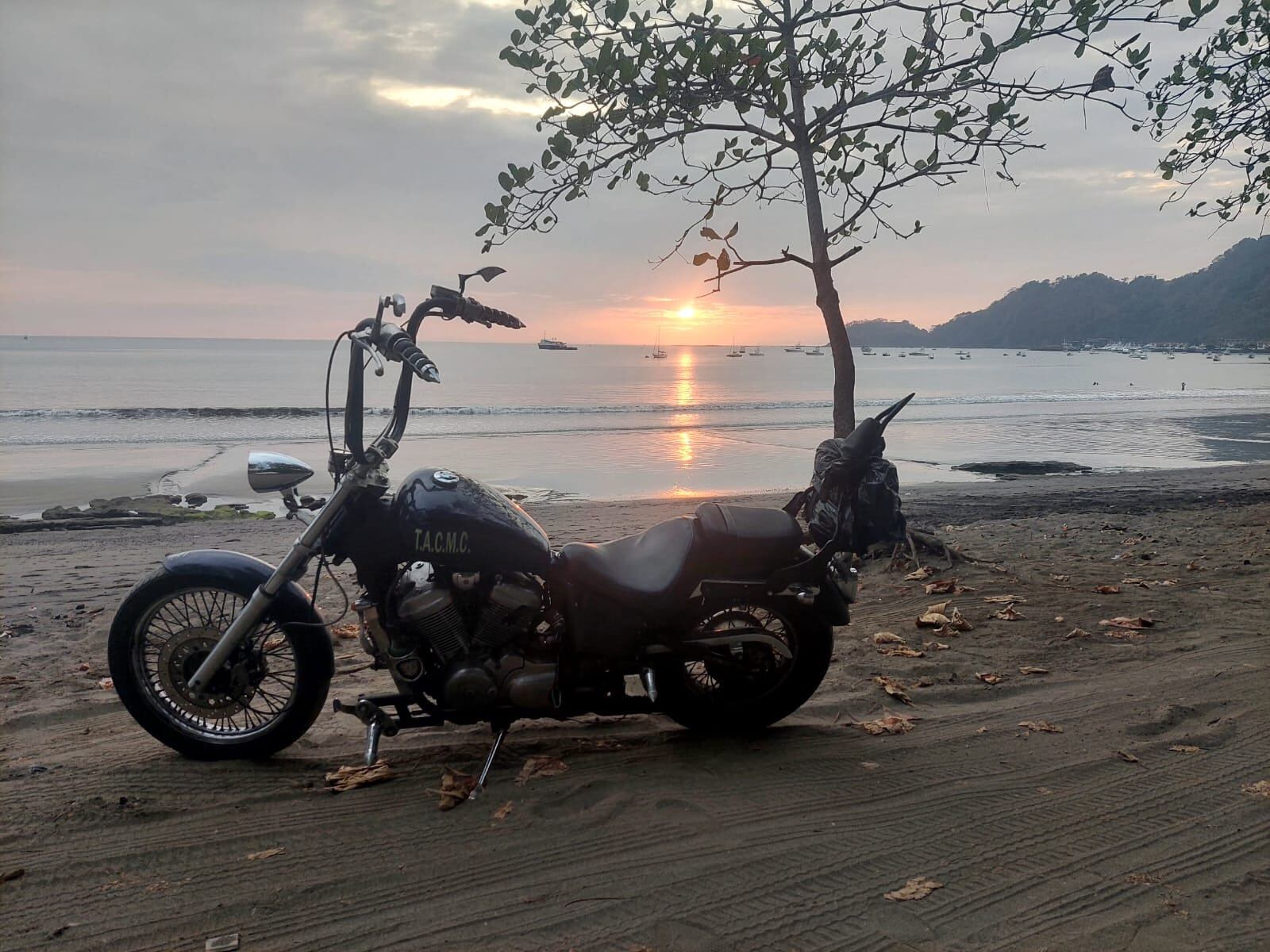 Moto Honda Shadow 600 del 2005 de Esdras Jiménez Castillo.. Foto: Cortesía