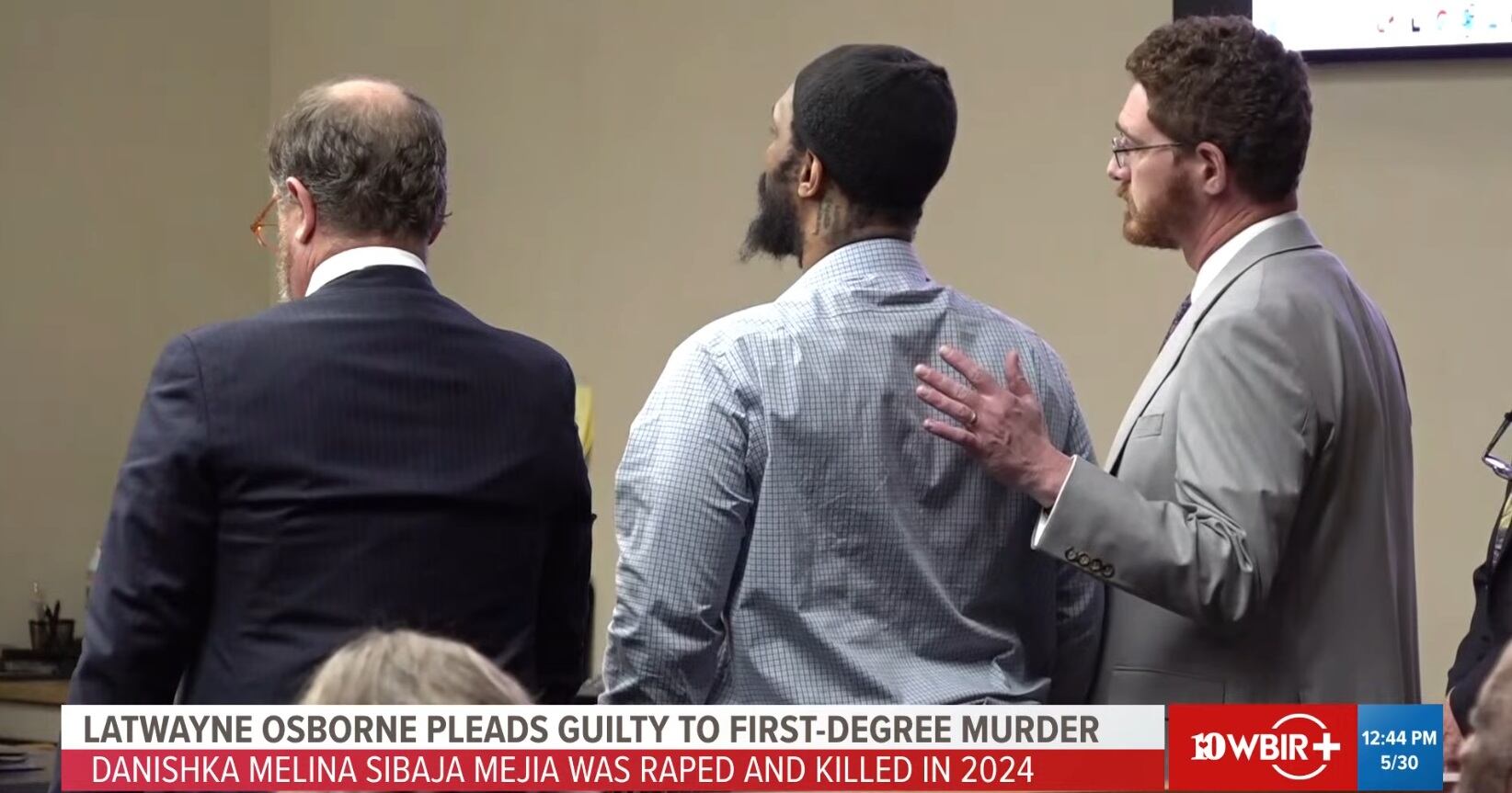 Acusado de matar a Danishka Sibaja se declara culpable de homicidio. Foto 10News NBC.