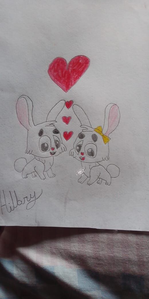 Niños sancarleños le cambian sus dibujos por arrocito y frijoles