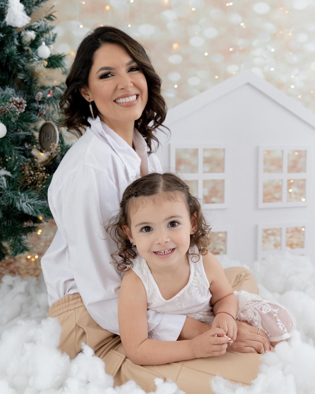 Johanna Ortiz y su hija Aura.