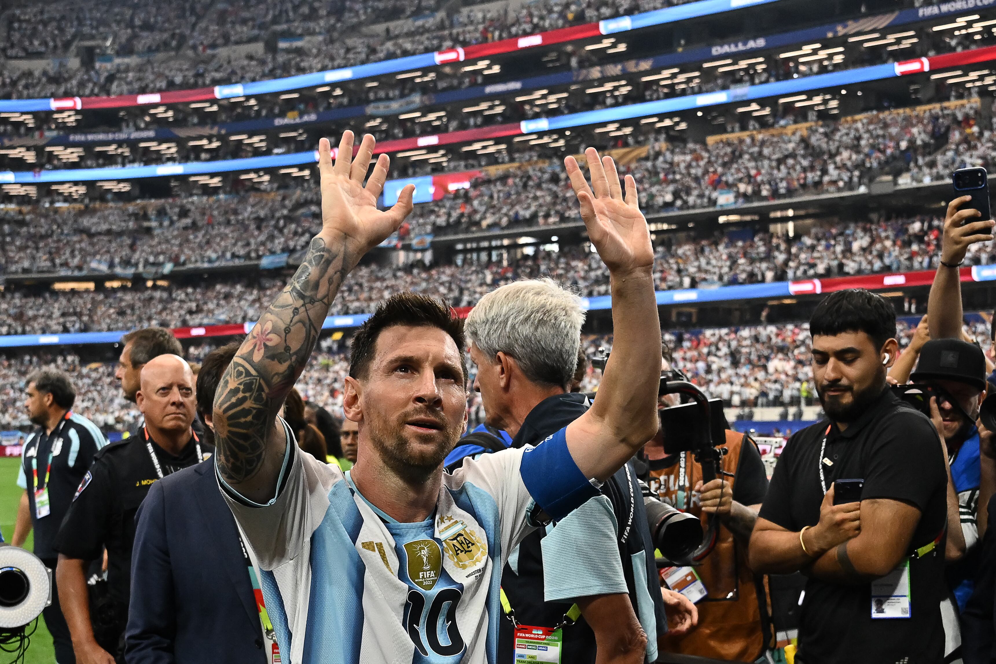 Messi marcó doblete ante Austria para llegar a 18 goles en Mundiales