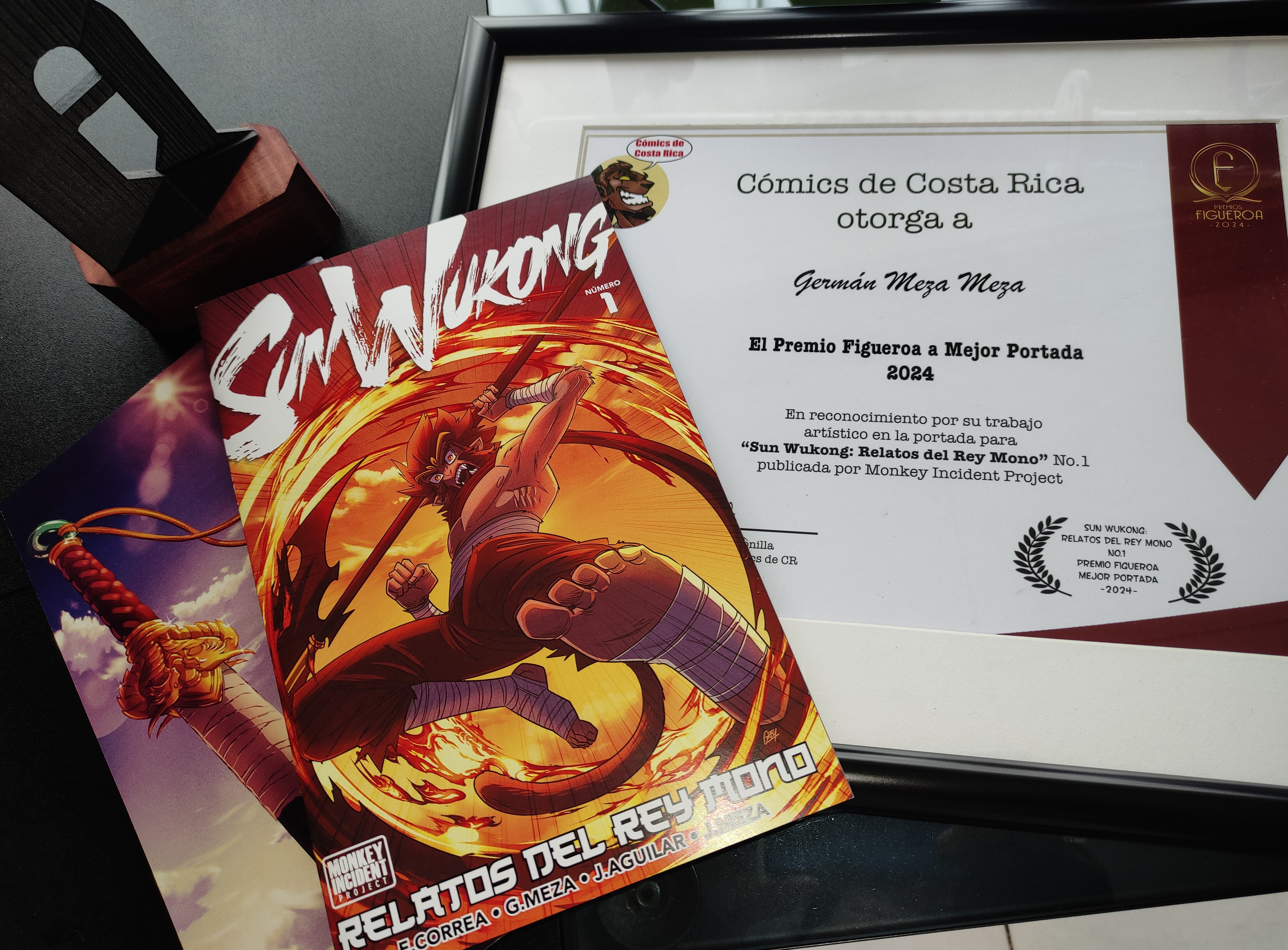 Hay una revista del tipo comic hecha por costarricenses que se metió de lleno a pelearle el público a los mismísimos super héroes mundiales de las mega productoras de comic, Marvel y DC Comics. Esta hecha por los hermanos Germán, Marcos y Juan Gabriel Meza, son los dibujantes; Edward Correa y Jorge Aguilar, los escritores y guionistas. La revista se llama: Sun Wukong. Relatos del Rey Mono