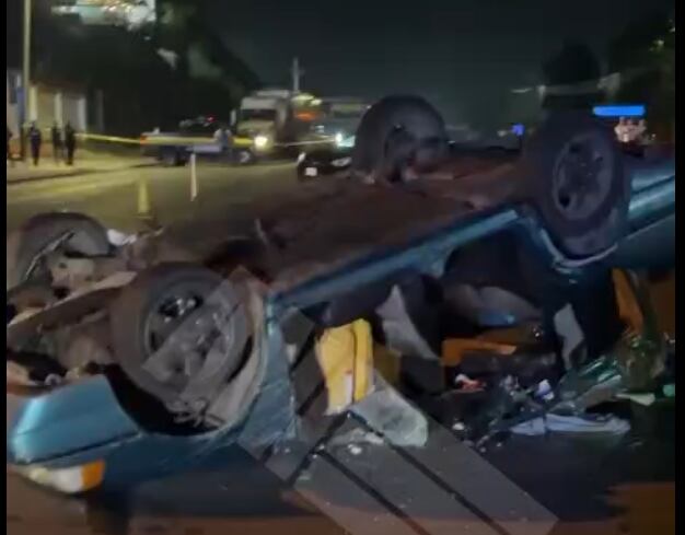 En el accidente un hombre perdió la vida y otro resultó herido de gravedad. Foto Agencia Nacional de Información.