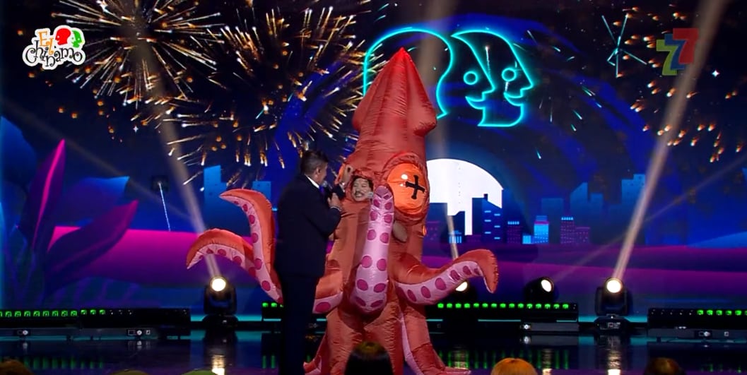 Carlos Ramos, el Porcionzón, en El Chinamo.