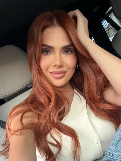 Joseline Valverde, esposa del futbolista Jonathan Moya.