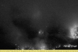 Volcán Poás tuvo una erupción durante la madrugada de este jueves y lanzó balísticos a 600 metros