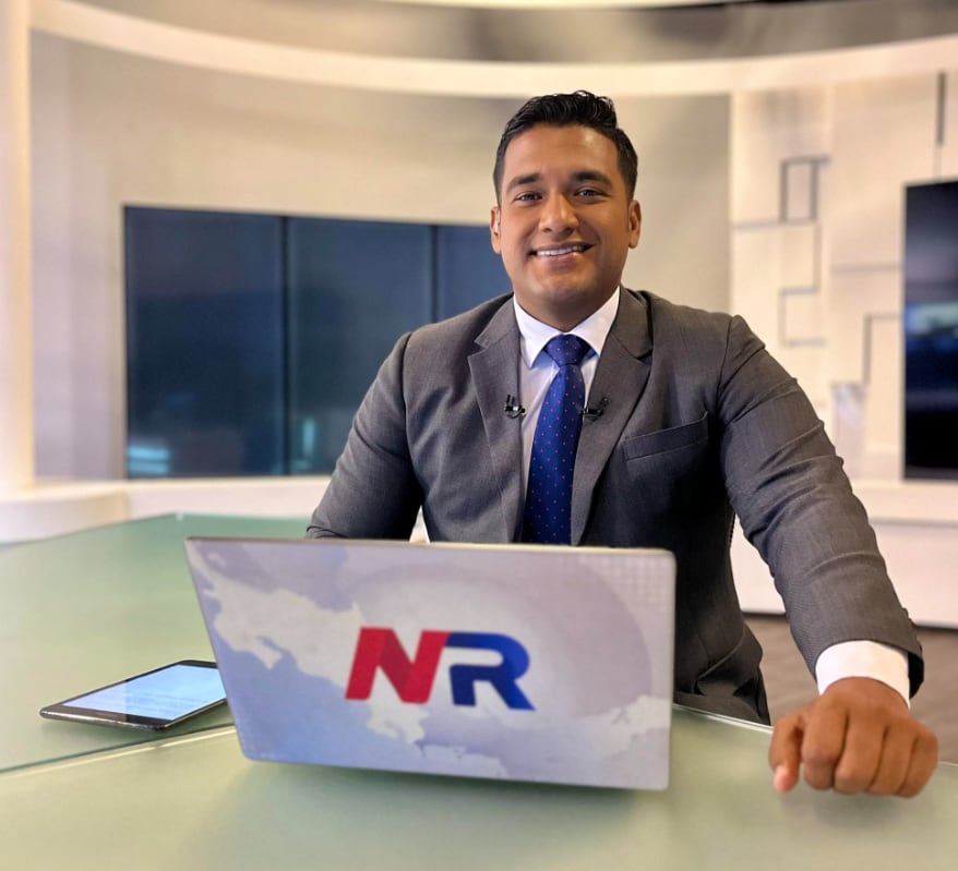 Gustavo Díaz, periodista de Noticias Repretel