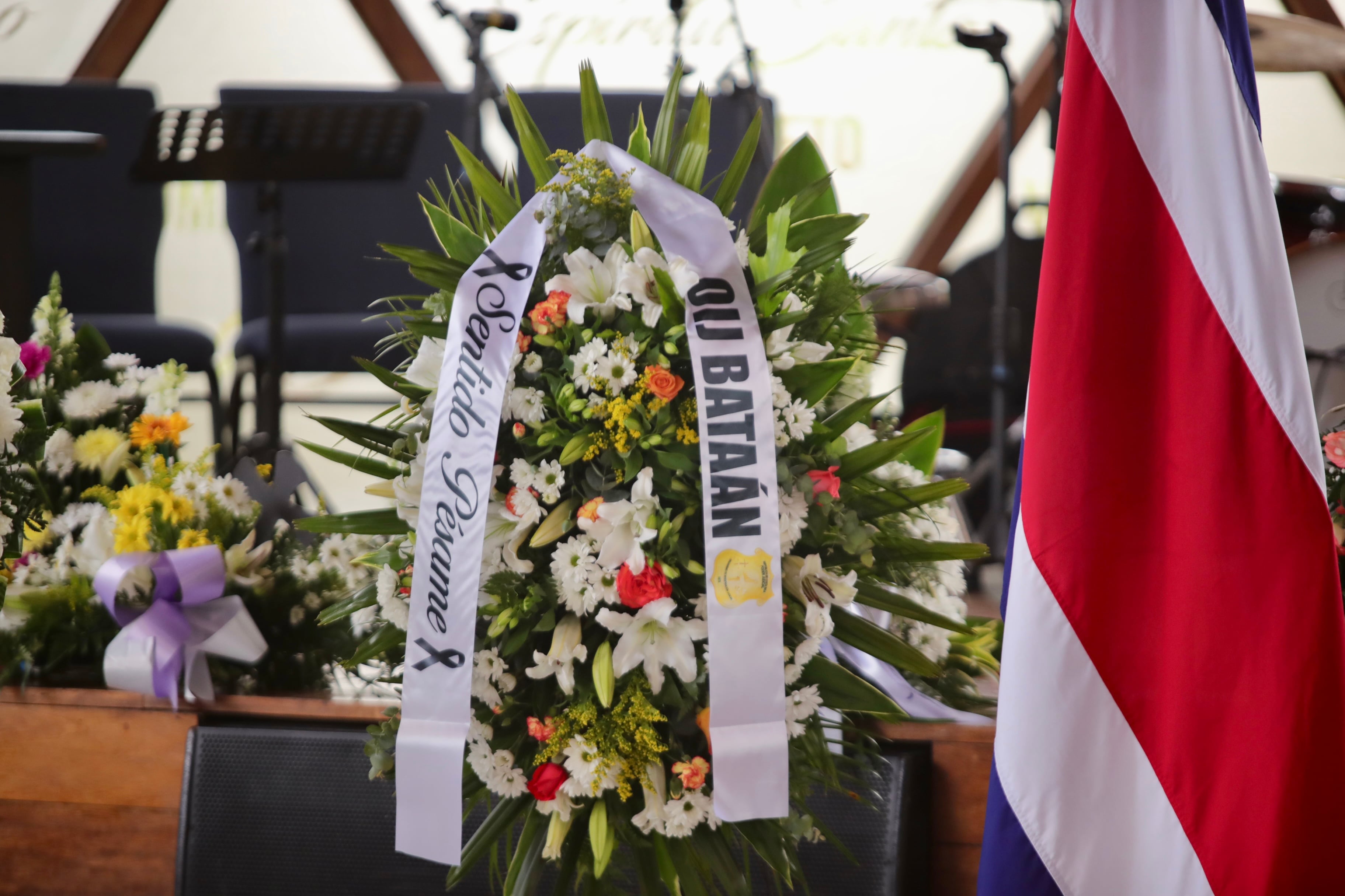 Funeral del agente del OIJ Geiner Zamora Hidalgo