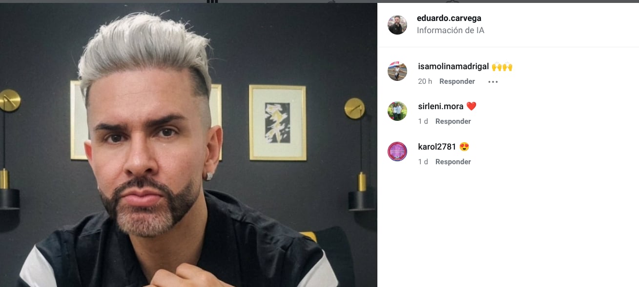 Víctor Carvajal, expresentador de De boca en boca en Teletica.