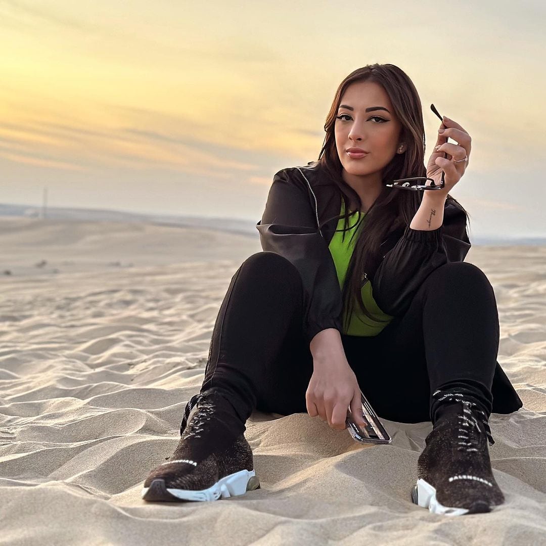 Andrea Salas y Keylor Navas.