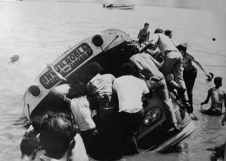 La Angostura, accidente