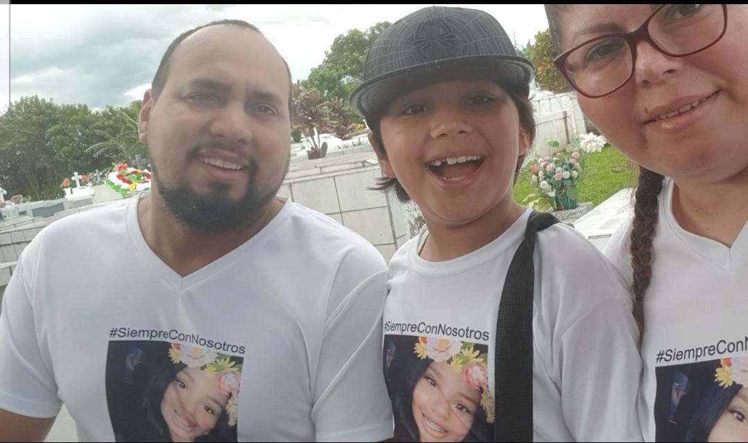 Evelyn Sánchez, madre que también perdió a su hija por un femicidio en Heredia. Foto cortesía Evelyn Sánchez.