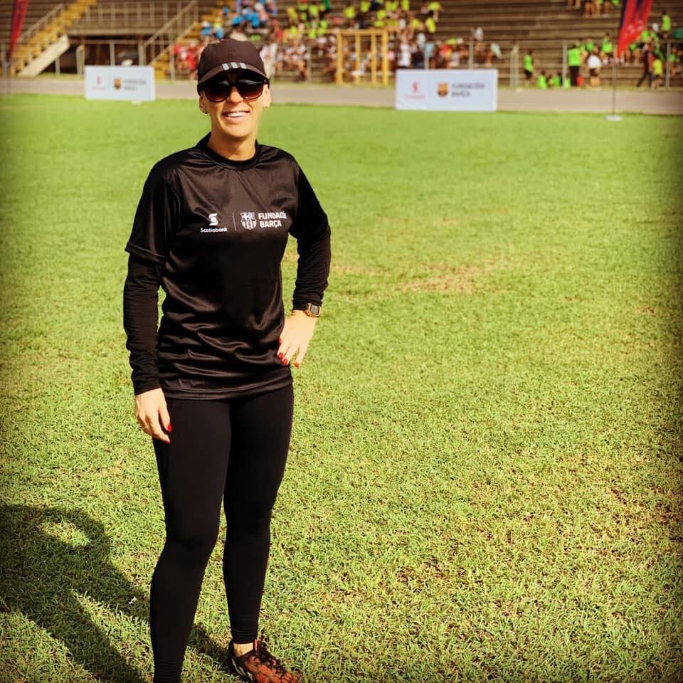 Danielle Hollander, presidenta de Tsunami Azul se defiende luego de quedar expulsado del torneo femenino. Facebook.