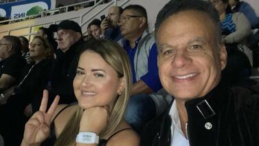 Giovanni “el Profe” Calderón se mostró muy enamorado