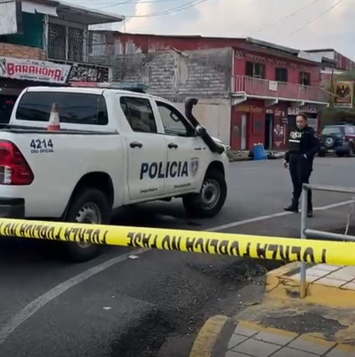 La balacera dejó a cuatro personas heridas.