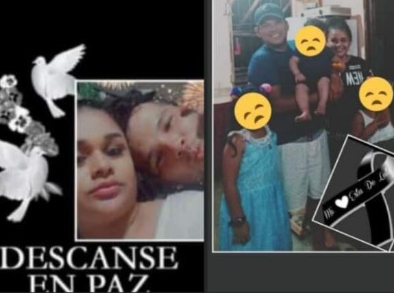 Choque entre dos motos deja como saldo 4 fallecidos en San Carlos, entre ellos una bebé de 6 meses. Foto Edgar Chinchilla.