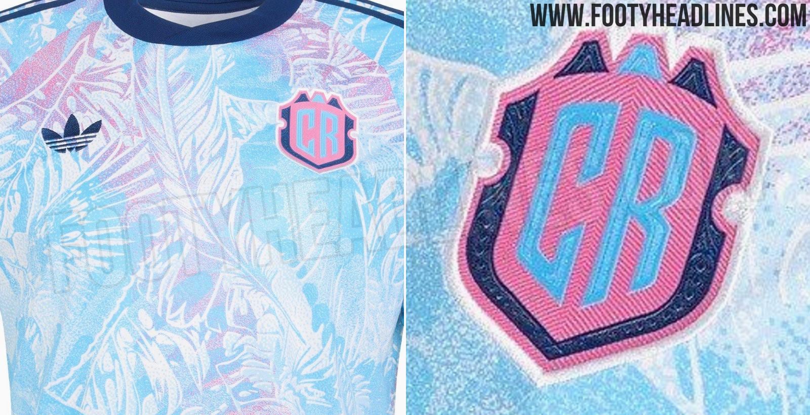 Esta sería la camisa de la Selección de Costa Rica cuando juegue de visitante en el 2026.