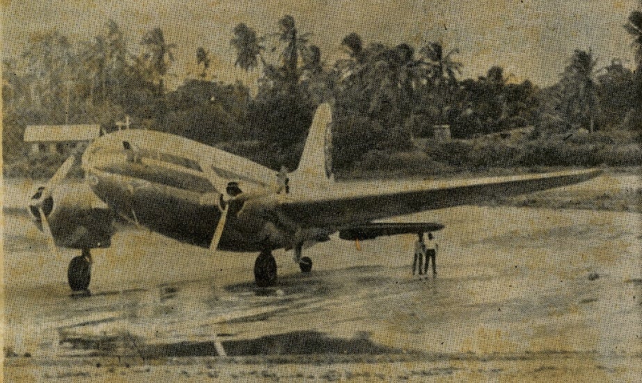 Secuestro avión LACSA en 1970. Foto Archivo.