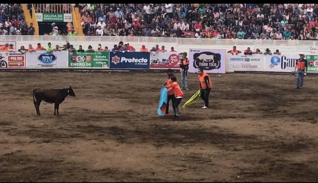 La chef Doris Goldgewicht en la corrida de Zapote del 30 de diciembre de 2018.