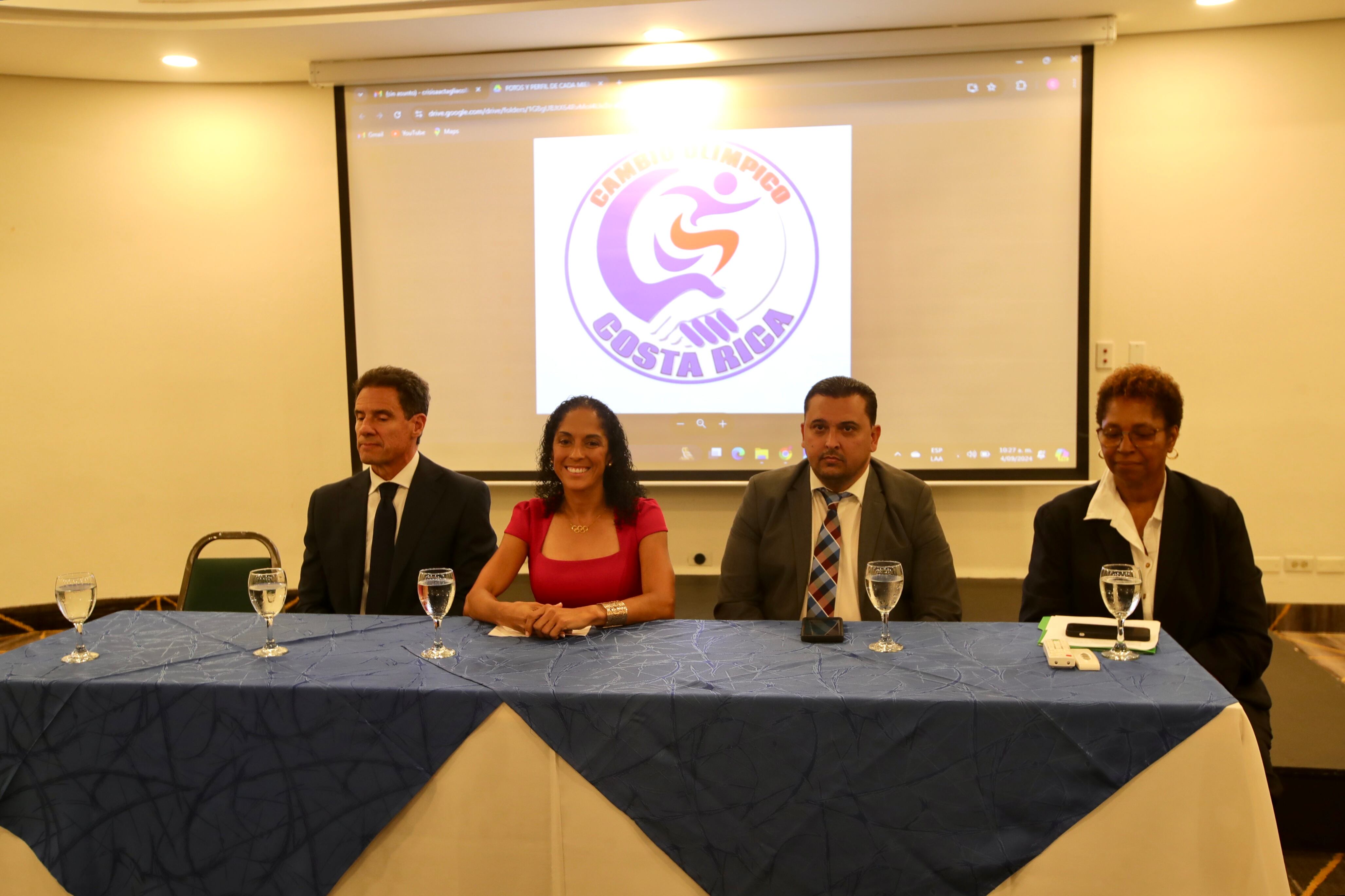 Presentación papeleta oposición a la presidencia del Comité Olímpico de Costa Rica