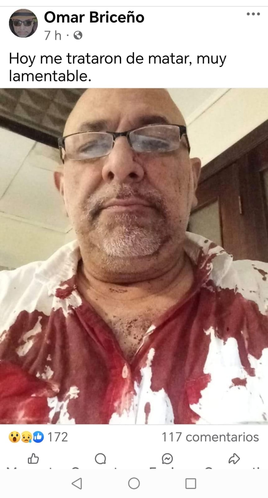 Cantante Omar Briceño