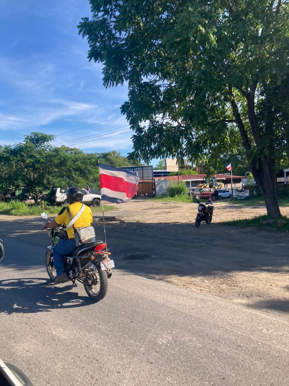 Preparación de la llegada de la antorcha a Peñas Blancas.