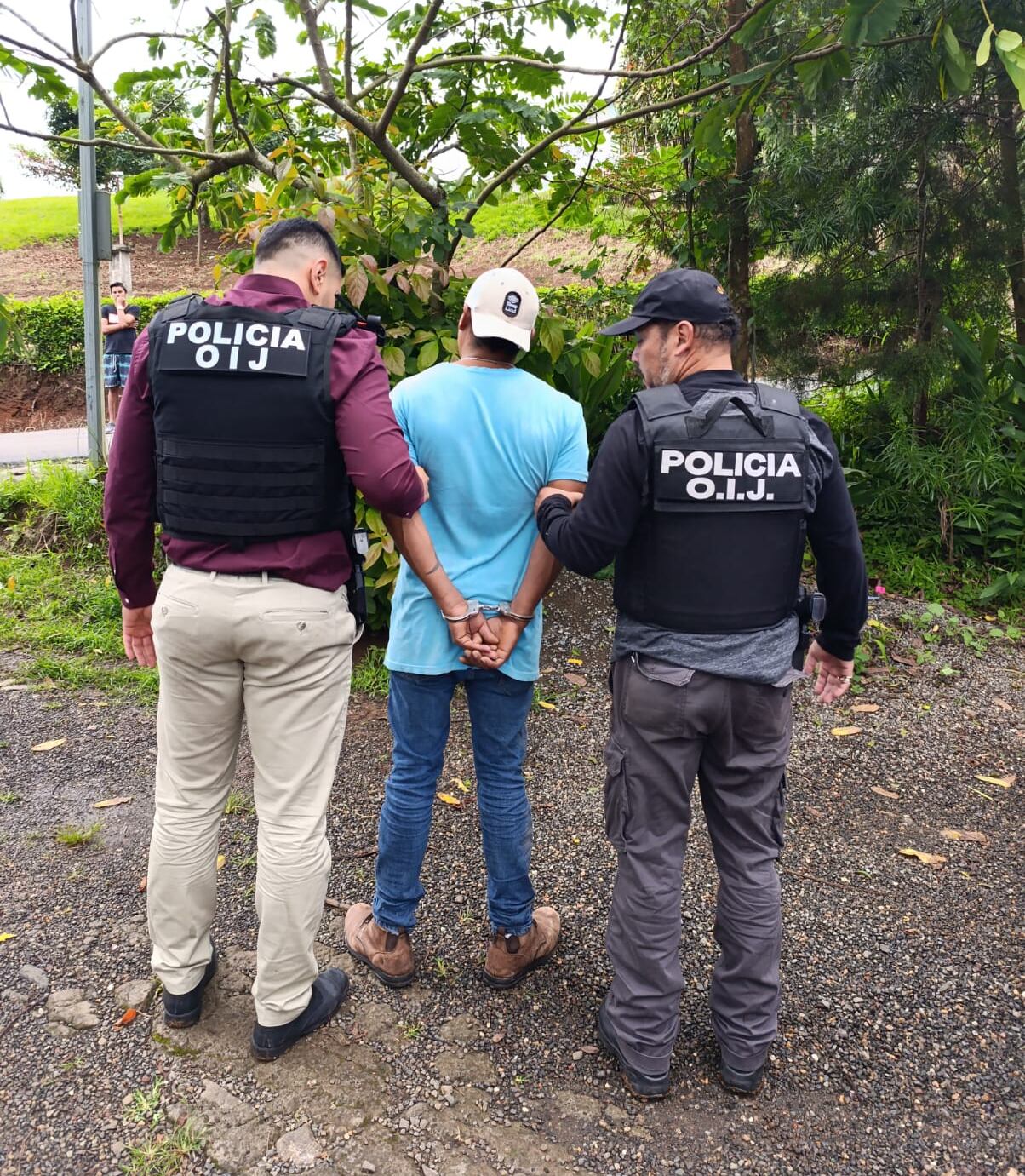 Nicaragüense detenido en San Ramón