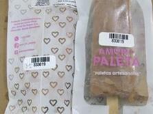 Paleta donde se encontró la bacteria Listeria.
Fotografía: Ministerio de Salud