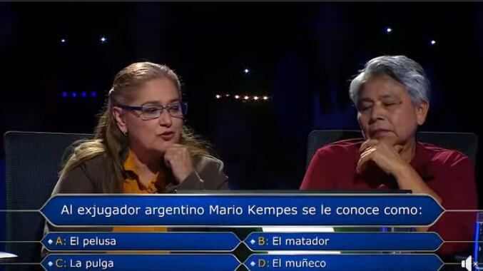 La actriz Carmen Chinchilla afirmó sentirse feliz luego de su benéfica participación en el programa de canal 7, ¿Quién quiere ser millonario?, este martes.