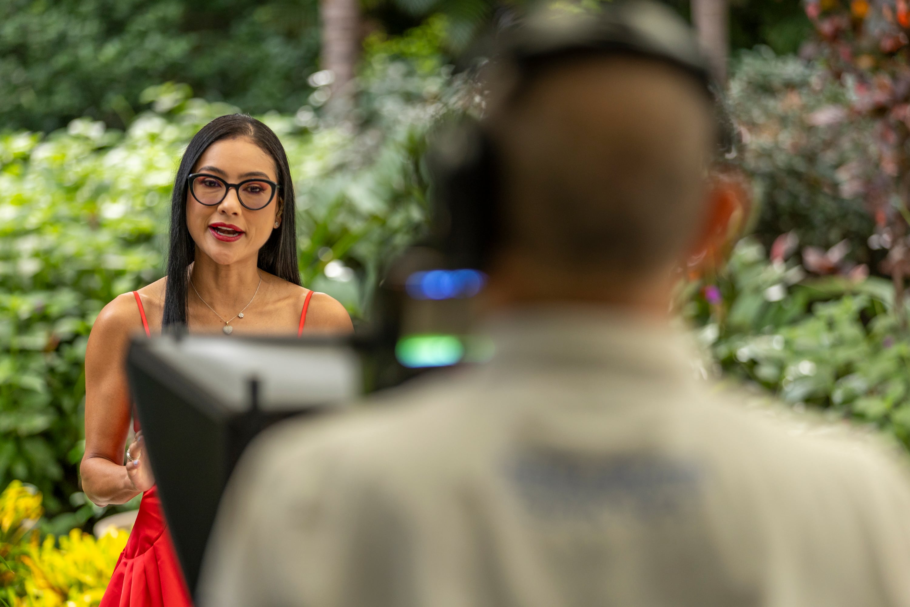 01/07/2024, San Jose, Teletica, inicio de los nuevos presentadores del programa Buen Día, Jennifer Segura, Daniel Céspedes, Natalia Monge y Nancy Dobles.