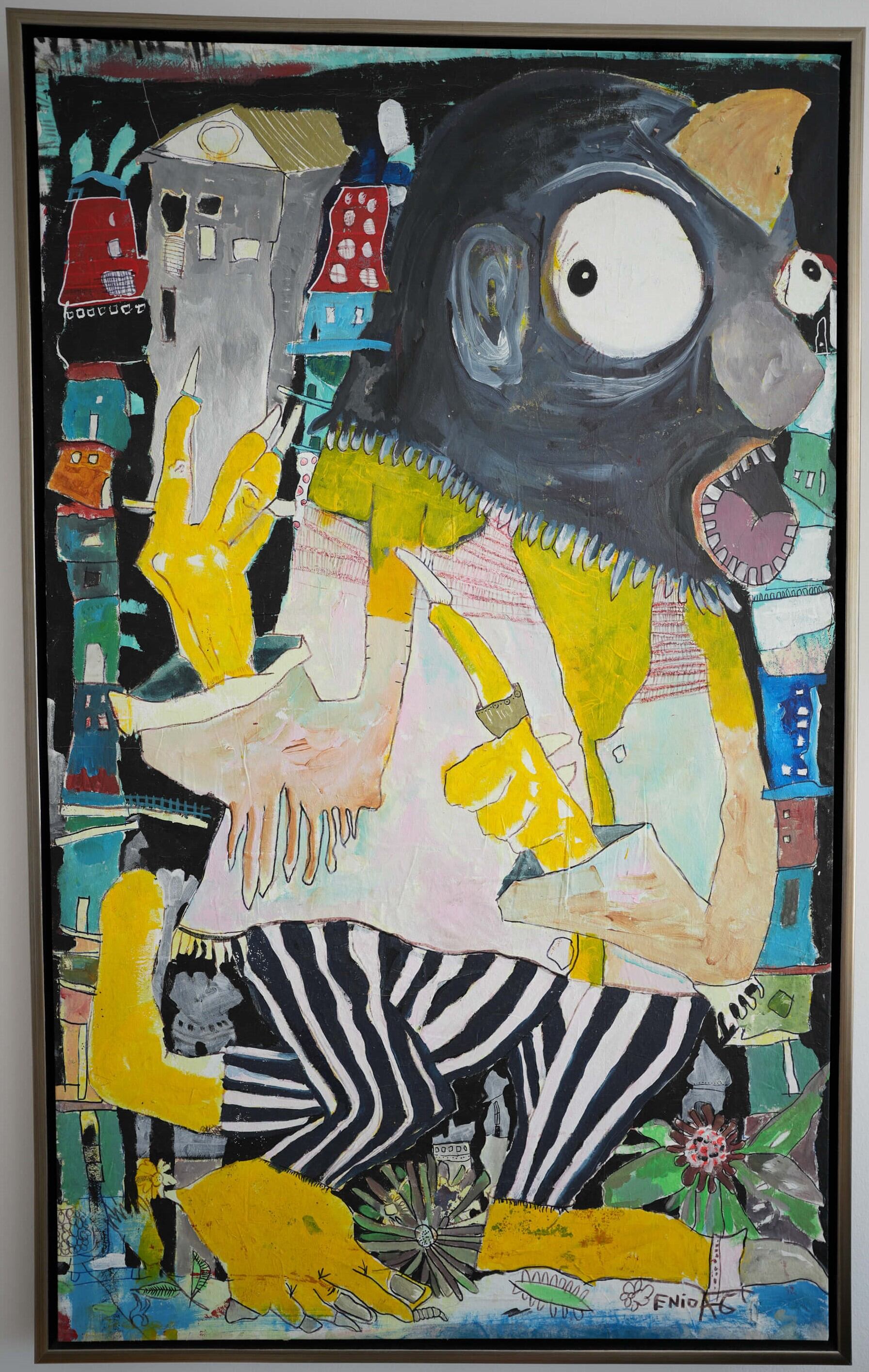 El artista Enio Gómez será el primer costarricense en exponer en una galería de arte en Estados Unidos.