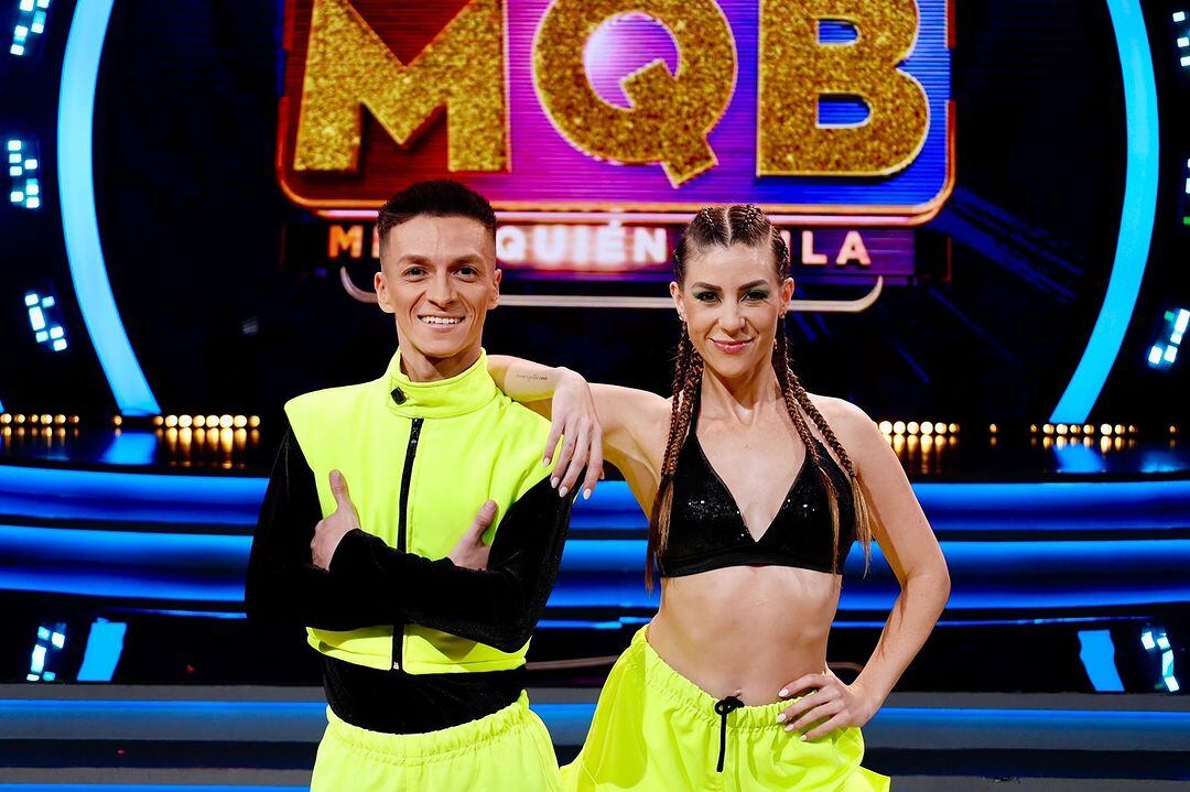 Mimi Ortiz y Yenier Jiménez en Mira quién baila.