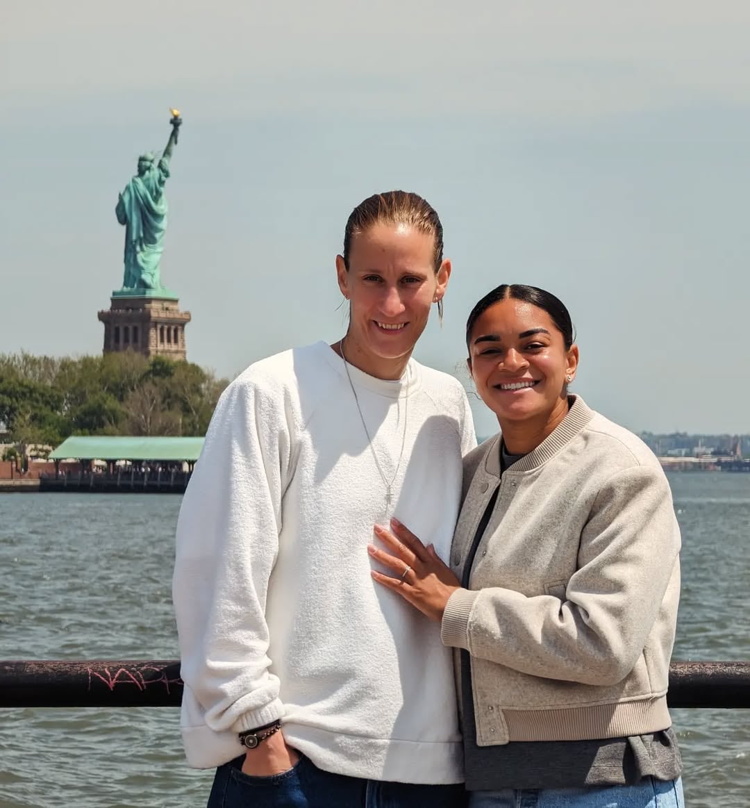 La portera de la Selección de Alemania Ann-Katrin Berger se robó el show el sábado, durante las semifinales de la Eurocopa femenina. Instagram Ann-Katrin Berger.