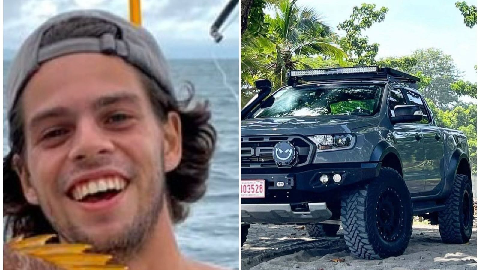 Kevin Kirby, de 27 años, lo hallaron sin vida en el río María Aguilar en Hatillo 8, el carro que manejaba fue hallado en Atenas. Foto: Redes sociales