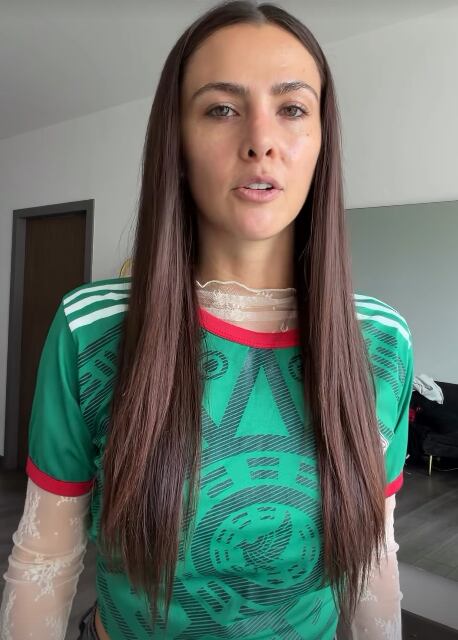Karina Ramos se fue a disfrutar del partido de México en el Mundial 2026