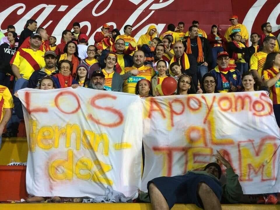 Carlos Hernández, aficionado herediano. Cortesía.