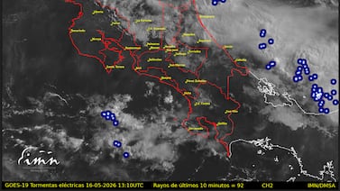 Así avanza la onda tropical #2 hacia Costa Rica y esto es lo que se espera