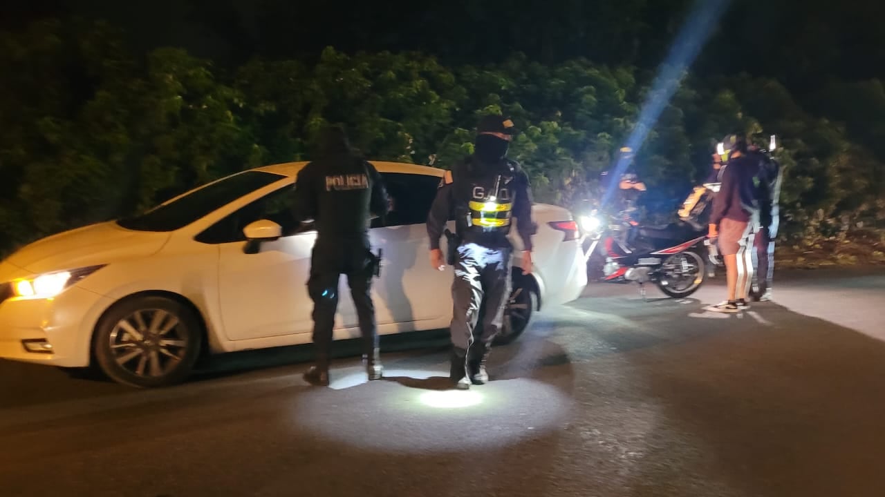 Operativo policial en Turrialba. Foto MSP.