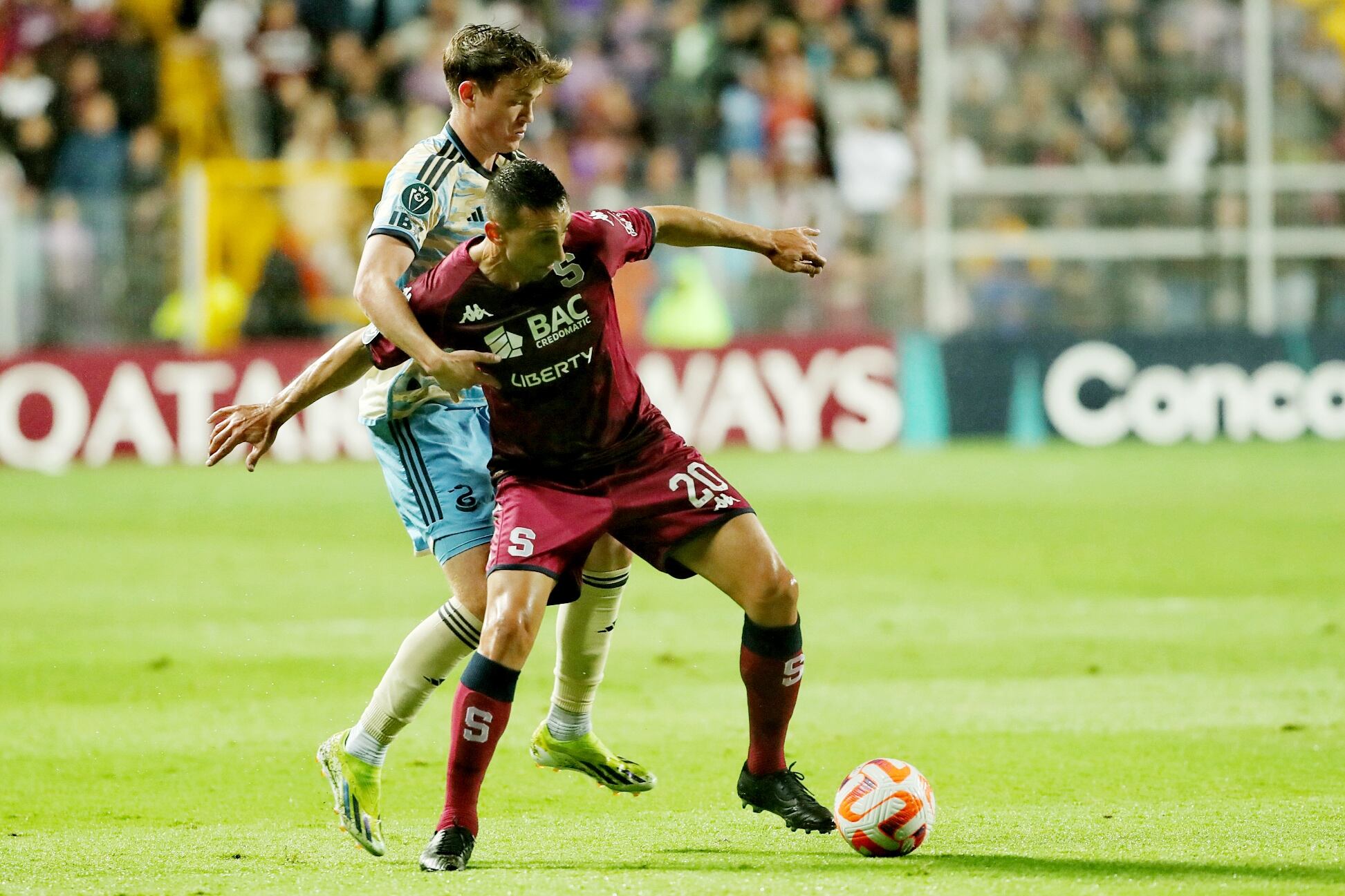 20/02/2024/ Juego de ida entre Deportivo Saprissa vs Philadelphia Unión por la CONCACAF Champions Cup en el estadio Ricardo Saprissa / Foto John Durán