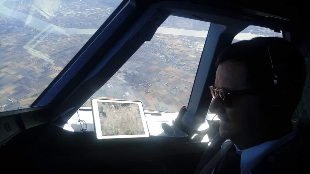 Tirso Canales, piloto, ovnis