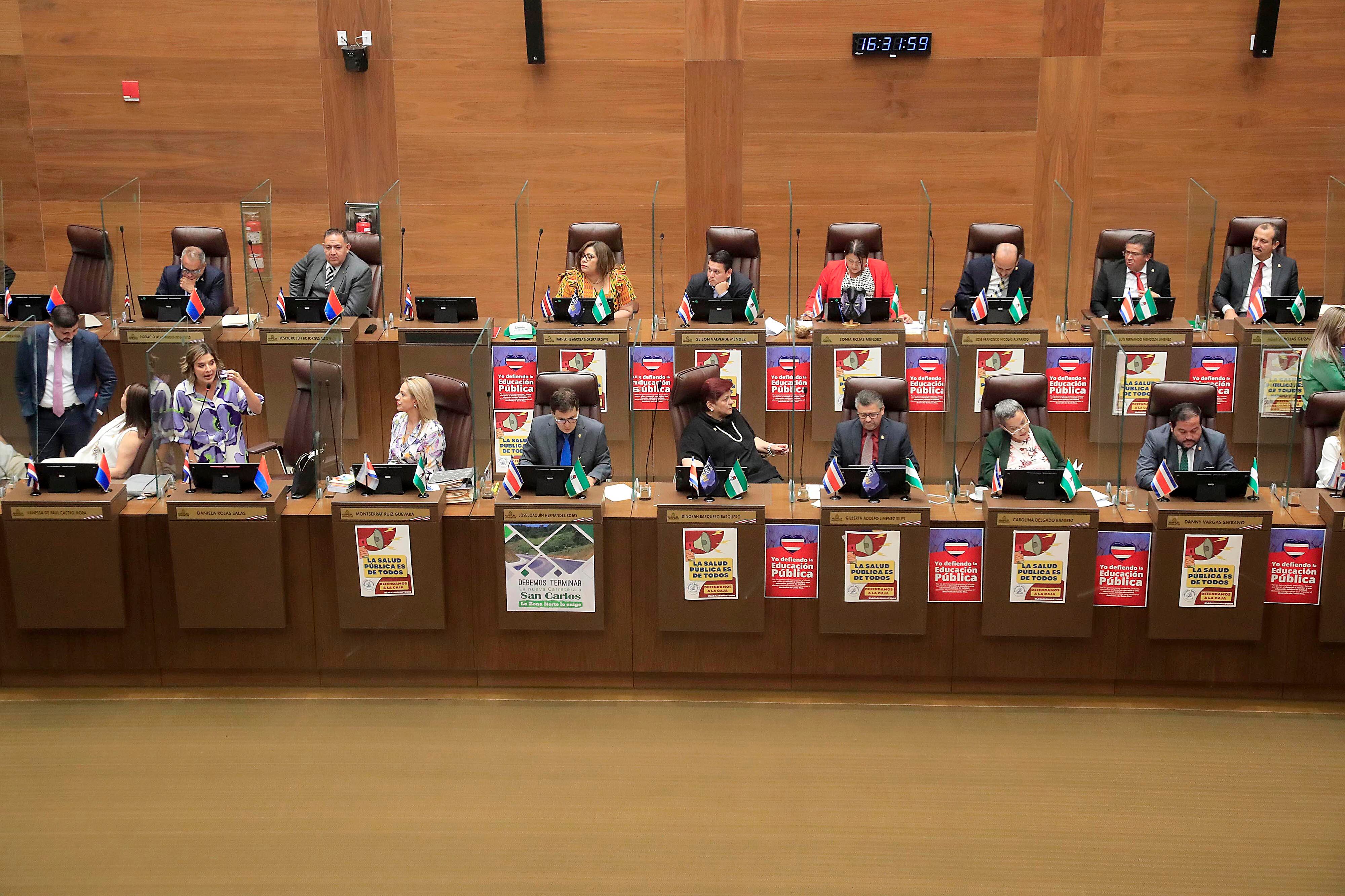 25/09/2023 Asamblea Legislativa. Sesión de plenario legislativo en la que los diputados aprobaron rebaja al marchamo.